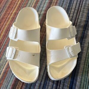 Birkenstock White Sandals